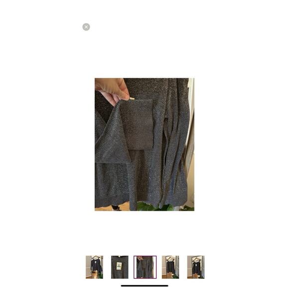 Michael Kors Women’s Gray Cold Shoulder Sweater Knit Top Long Sleeve Size L - Picture 5 of 7